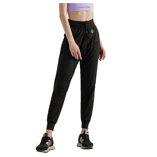 GYMPANTHER Women's Drawstring Yoga Joggers - Roomy &amp; Breathable