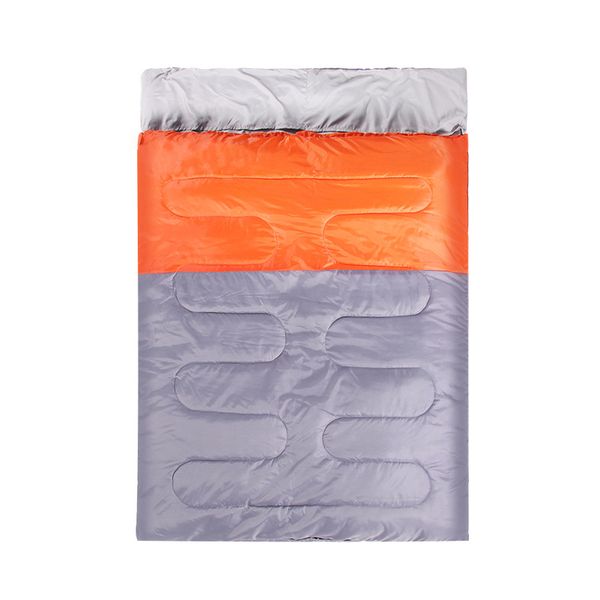 Envelope Style Double Sleeping Bag Camping Sleeping Bag for Couple Lovers