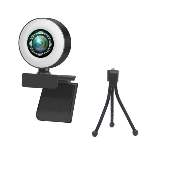 2K Full HD USB Webcam LED Web Camera For PC Laptop