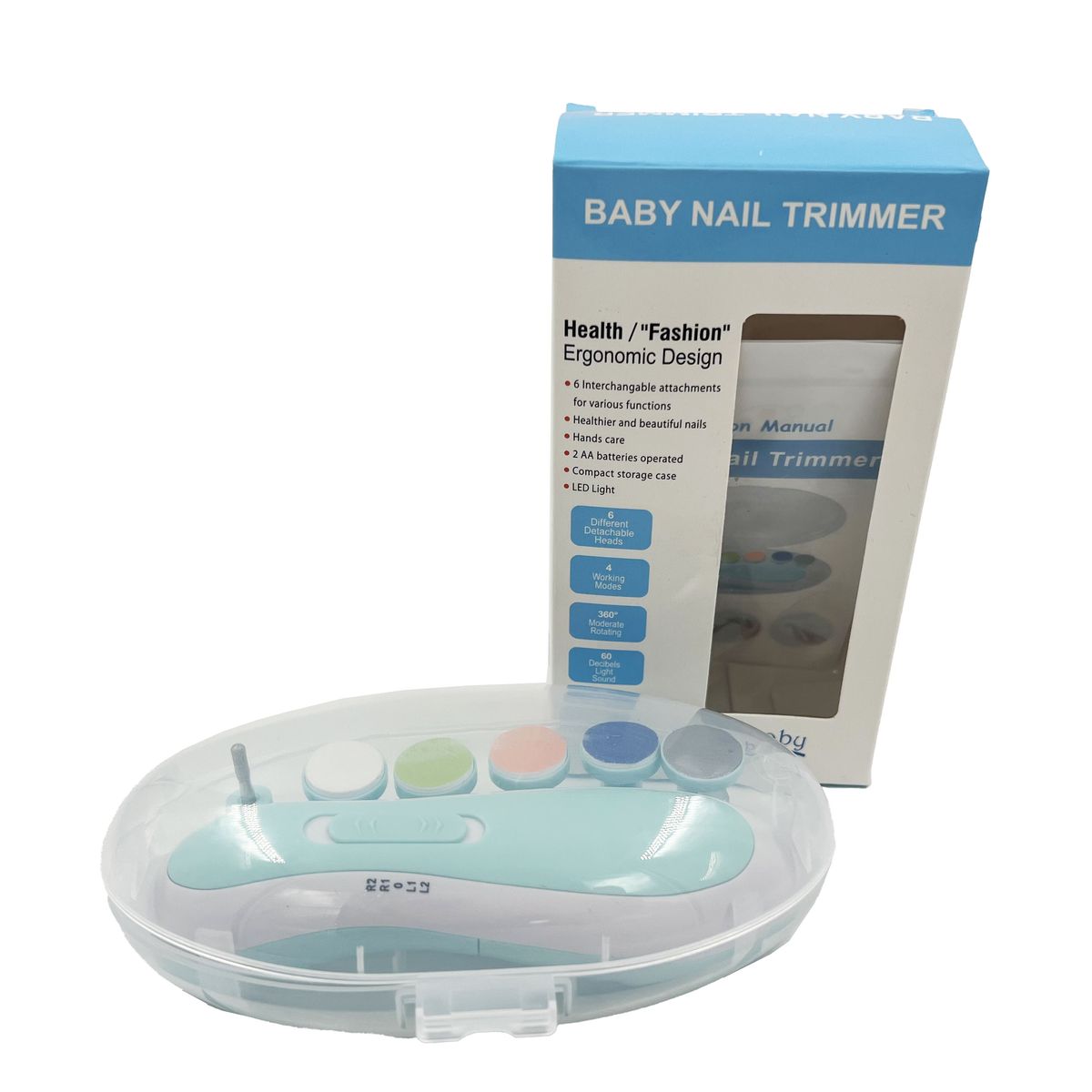 Battery Powered Electric Baby nails Trimmer + 2 Batteries Shop Today. Get it Tomorrow