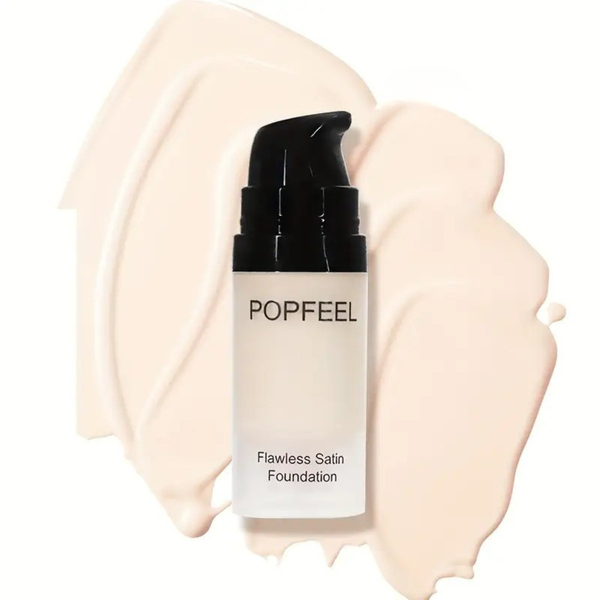 popfeel - Flawless Satin Foundation 24 H Long-Wear Lightweight Base Makeup