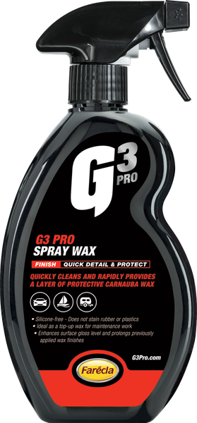 Farecla G3 Pro Spray Wax Car Wax - Quick Detailer