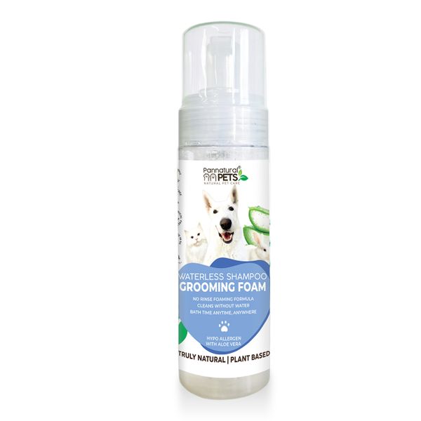 Natural Waterless Grooming Foam HypoAllergen with Aloe Vera