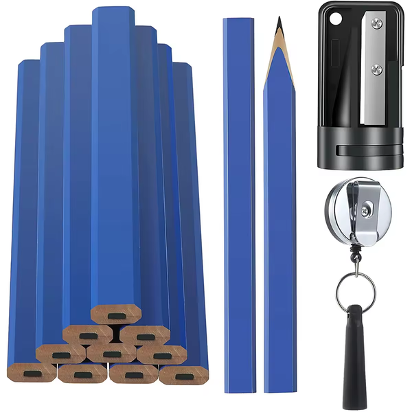 Woodworking Pencil - Woodworking Construction Marking Pencil -14Pcs