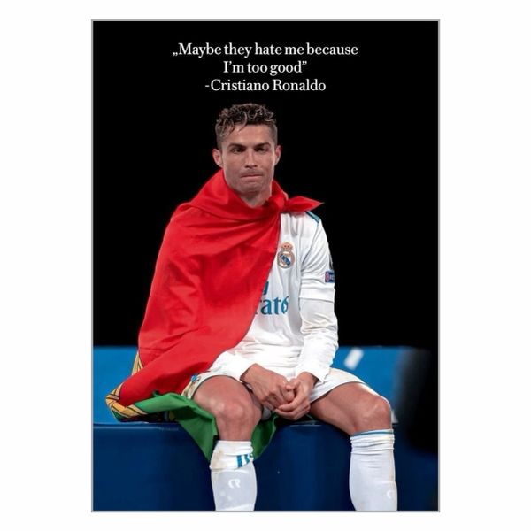 Quote Ronaldo Poster - A1