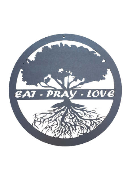 Eat, Pray, Love Tree Wall art