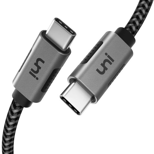 uni USB C to USB C Cable, USB 3.1, 4K Video with 60W PD Fast Charging -1m