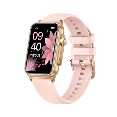 Smart Watch for women, Fitness Tracker, Double strap, Rose Gold Image