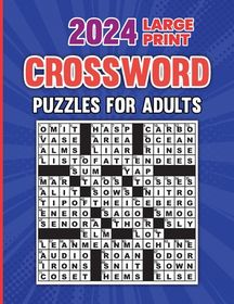 2024 Large Print Crossword Puzzles For Adults With Solution Shop