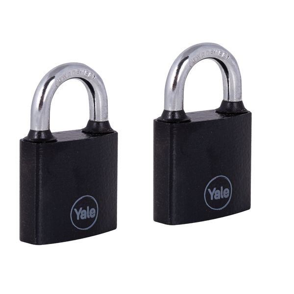 Yale 50mm Iron Padlock Duo Pack