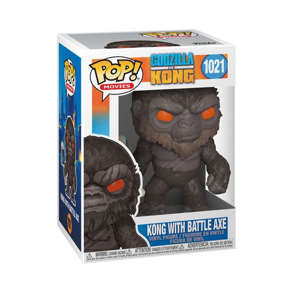 Funko Pop! Movies:Godzilla Vs Kong-Kong With Battle Axe