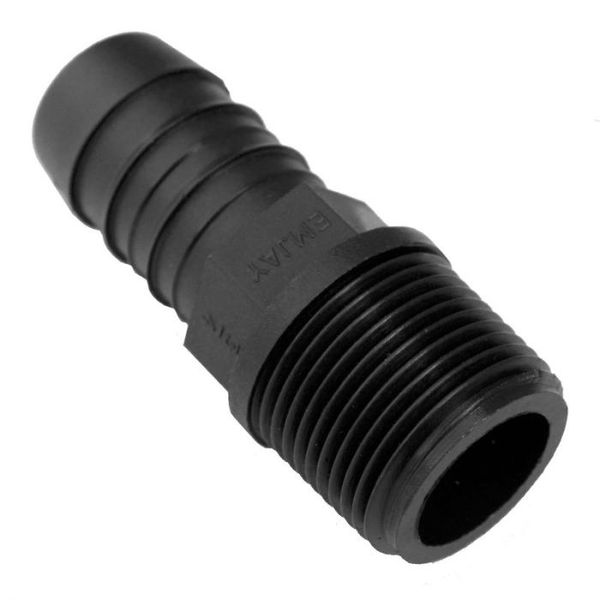 Emjay Adaptor Male Black 50MMx2 Inch