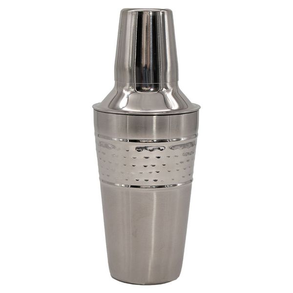 Bar Butler Cocktail Shaker Hammered St Steel, 550ml