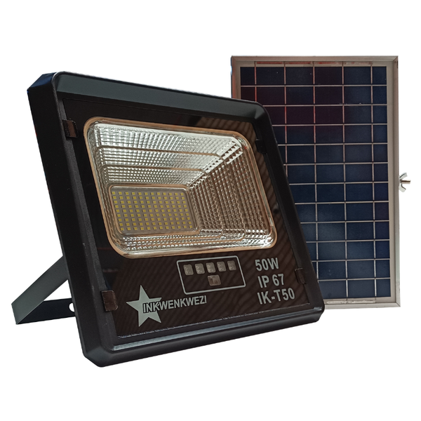 50W IK-T50 IP67 Solar Rechargeable Flood Light