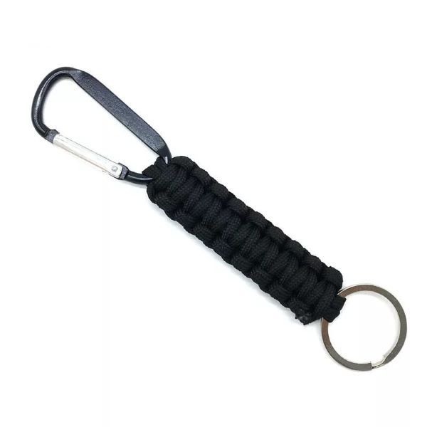 YALLI Outdoor Camping Survival Key Ring Black