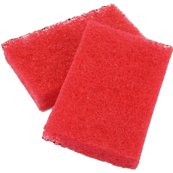 3M Hand Pad Scourer - Red (10 Pack)