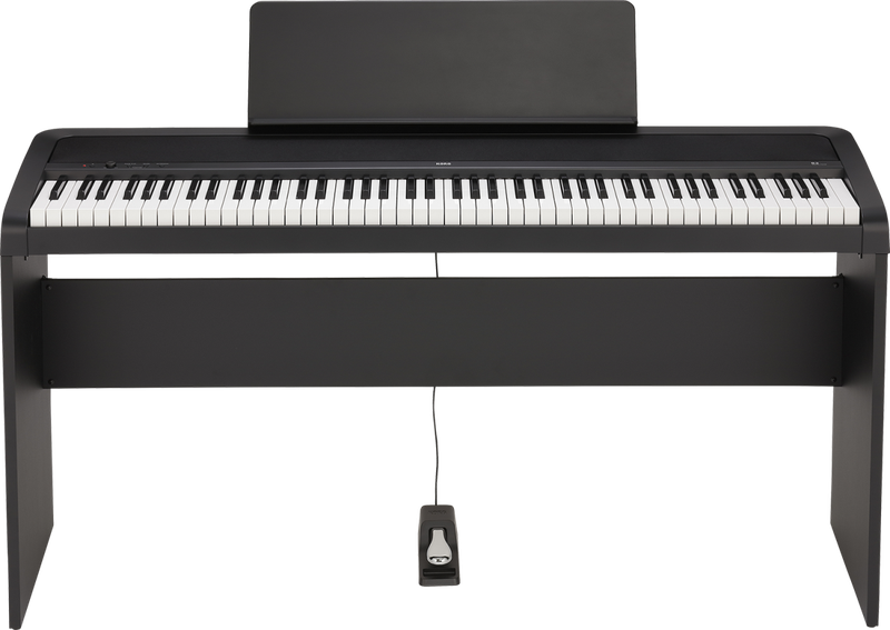 KORG B2 Digital Piano with Stand Deluxe Combo in Black