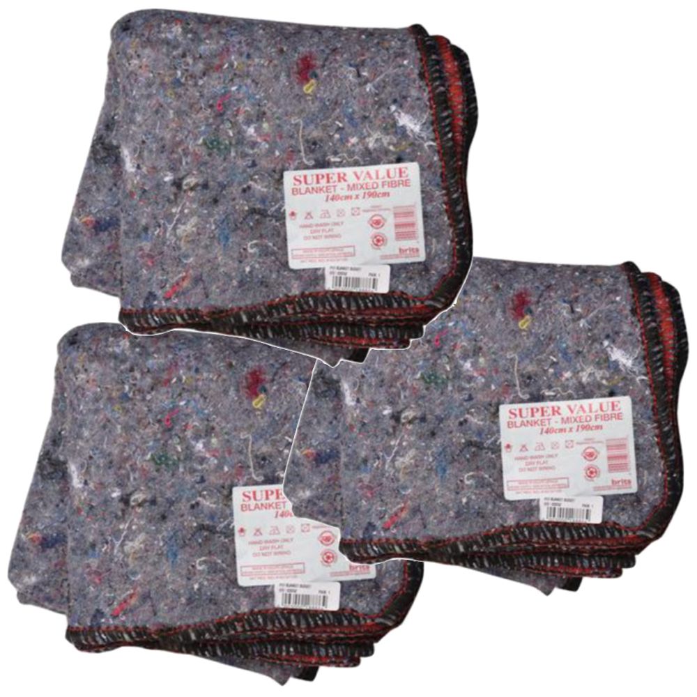 Pet Mixed Fibre Blanket Set of 3 Large (140x190cm) Shop Today. Get it Tomorrow!