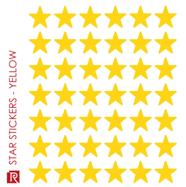 Redfern - Self Adhesive Star Stickers 14mm (Pack Of 168) x 5