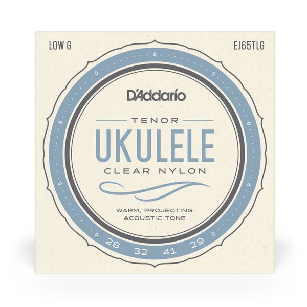 D'Addario EJ65TLG Pro-Arté Custom Extruded Nylon Tenor Ukulele Strings