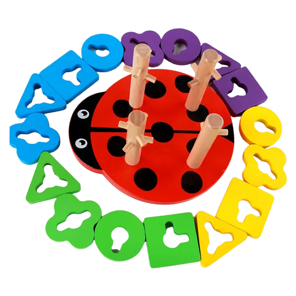 17-Pieces Cognitive Thinking Stimulating Children's Wooden Blocks F47-72-22