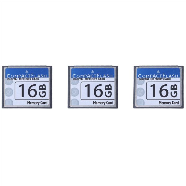 3X Professional 16GB Compact Flash Memory Card(White&amp;Blue)