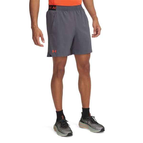 Under Armour Men's Vanish Woven 6" Training Shorts - Castlerock / Fire