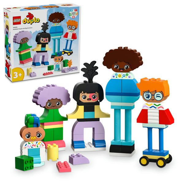 LEGO® DUPLO® Town Buildable People with Big Emotions 10423 Building Toy Set - 71 Pieces