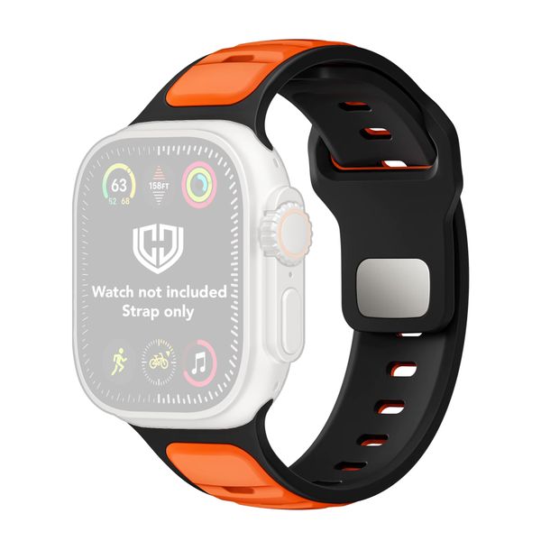 Colton James DuoFlex Rubber Strap compatible with Apple Watch Ultra / 46mm