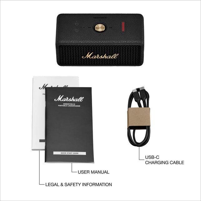 Marshall Emberton III Portable Waterproof Bluetooth Speaker | Shop