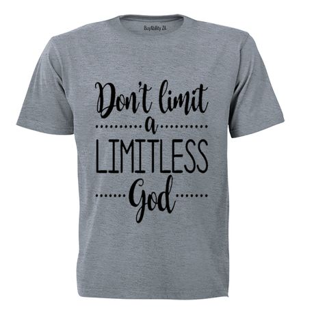 Don't limit a Limitless God! - Kids T-Shirt - Grey