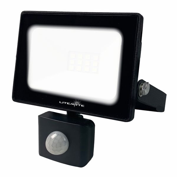 Litemate - 10w Led Flood Light with Motion Sensor