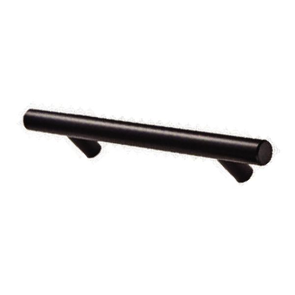 Cupboard Bar Handle Mild Steel Black PDR Coat 96mm - (Pack of 6)