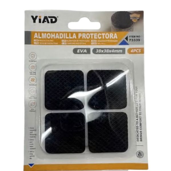 YD73339 Square Shaped YiAD Floor Protective Pads 4pcs