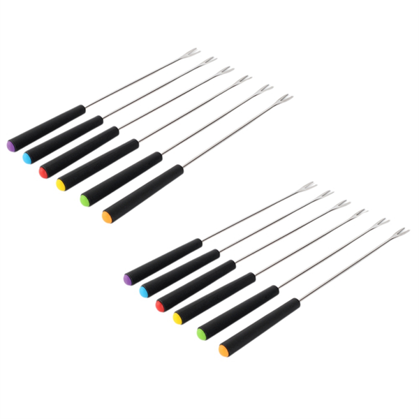 Barbecue Skewers with Handle,Grill Fork for BBQ Camping Cookware Campfire G
