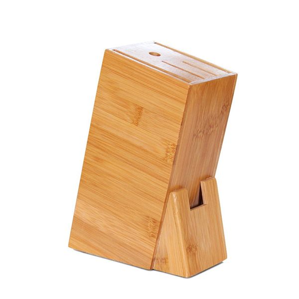 Kitchen Knife Bamboo Rack Storage