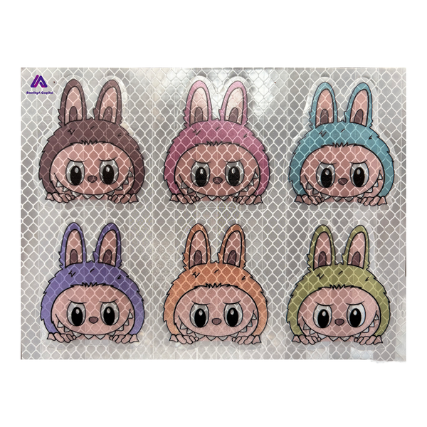 Popular Cartoon Reflective Car Stickers - Express Your Style &amp; Drive Safely
