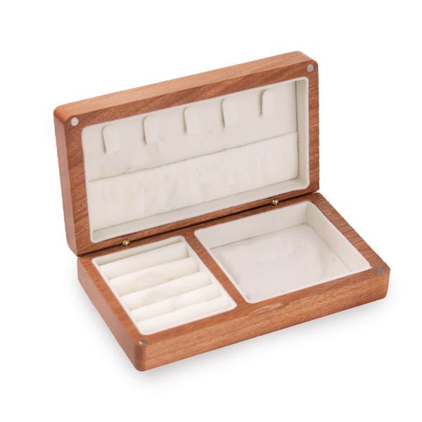 Portable Wood Jewelry Box