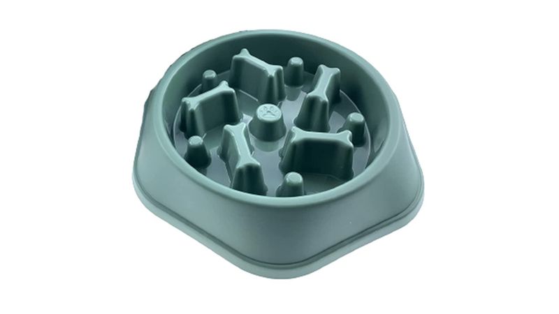 Slow Feeding Dog Bowl - Olive