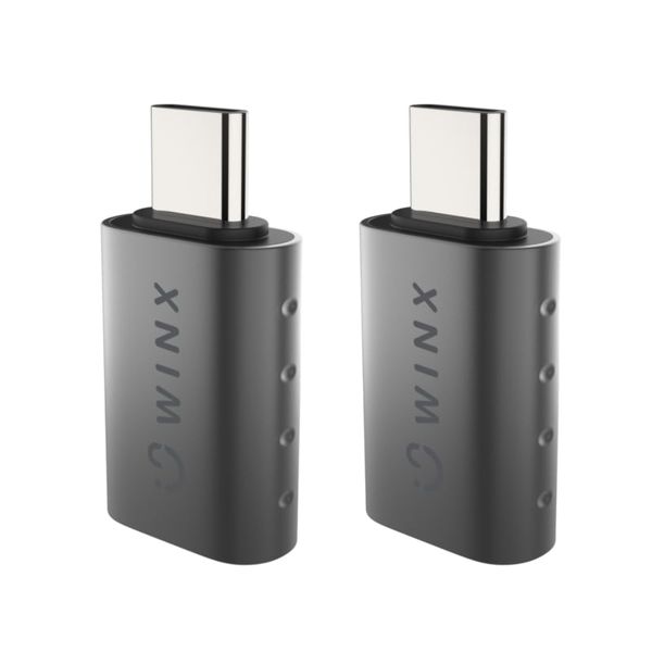 WINX LINK Simple USB to Type-C Adapter Dual Pack