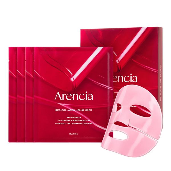 Arencia Red Collagen Jello Mask (4ea x 25g)