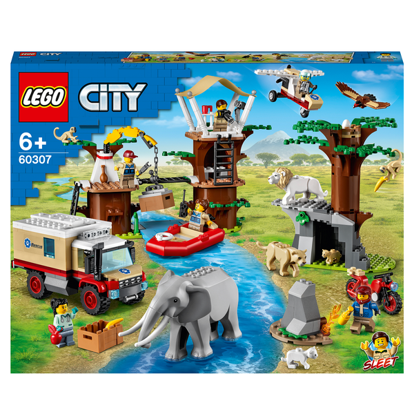 LEGO City Wildlife Rescue Camp Animal Set 60307