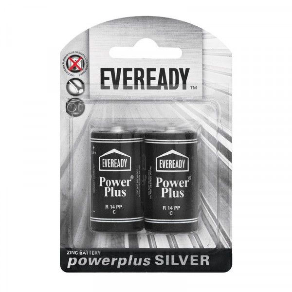 Bulk Pack 3 x Eveready C Cell Battery R14PP - 2 Piece Per Pack