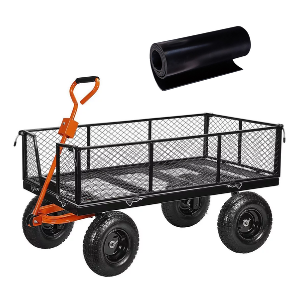 Garden Utility Trailer Trolley Cart Wagon