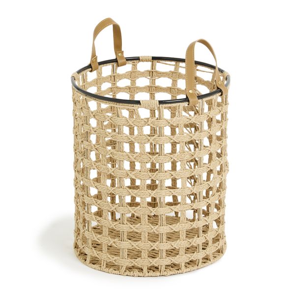 George &amp; Mason - Luna Natural Storage Basket - Large