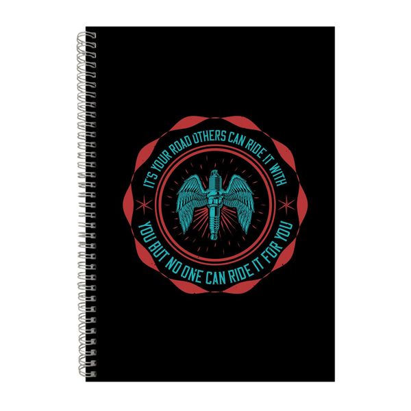 It_s Your Road Notebook Biker Gift Idea A4 Notepad 157