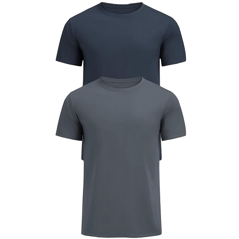 Men Sport Shirt 2 Pack - Grey & Navy