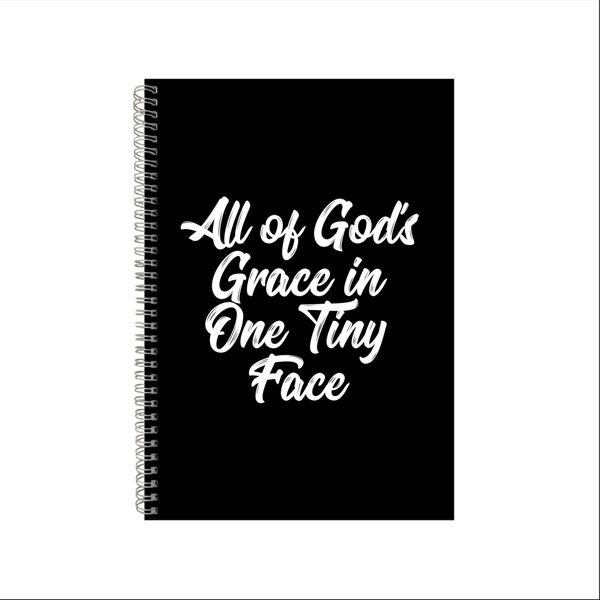 Gods grace Notebook Christian Gift Idea Writing Book A4 Notepad Pad 23