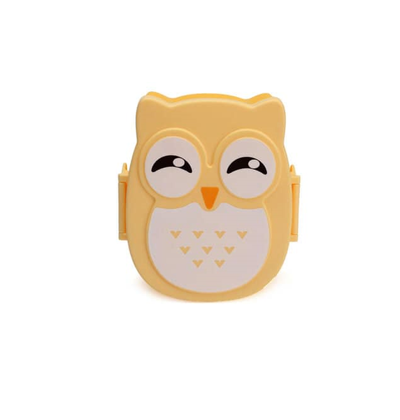 Owl Lunch Box - Yellow