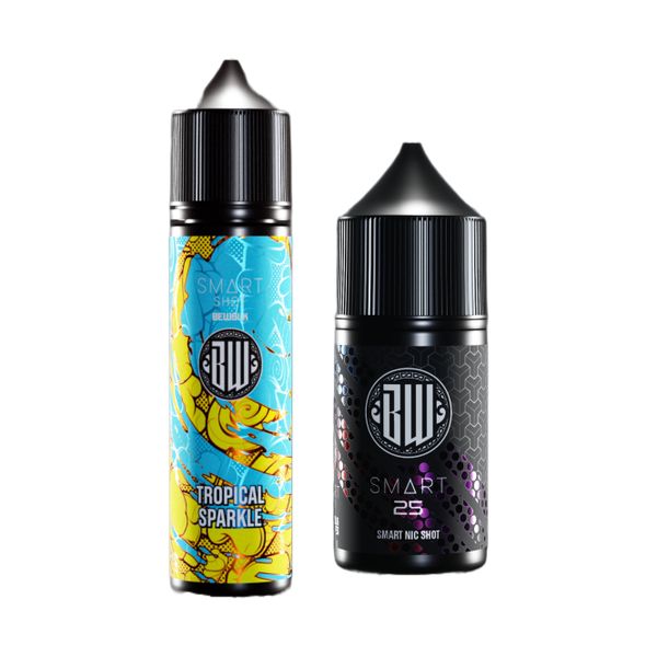 Bewolk SMART Shot 25MG - Tropical Sparkle (60ml Combo)
